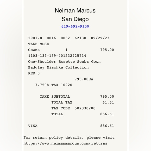 Badgley Mischka Collection Red One-Shoulder Rosette Scuba Gown size 0 - Picture 6 of 10